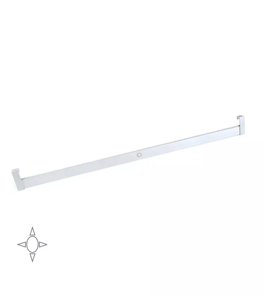 Barra appendiabiti con luce led, 558-708 mm